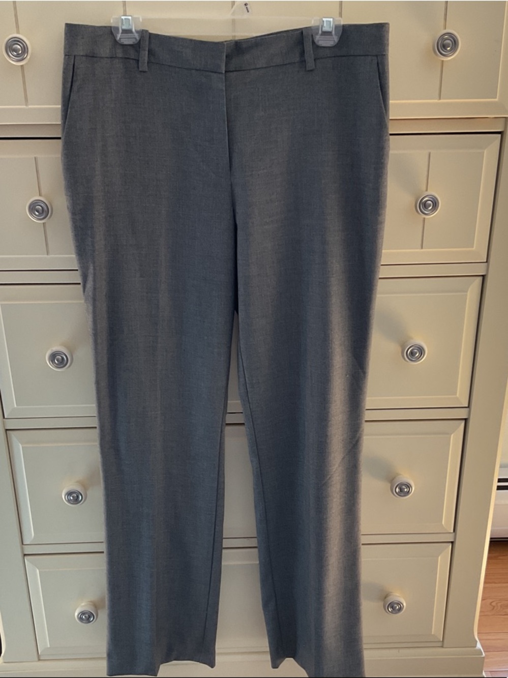 Ann Taylor Straight Leg Dress Pants in Gray LIKE NEW!